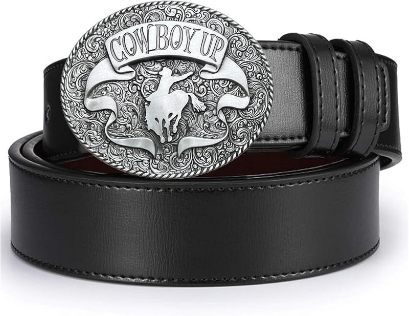 Seternaly Western Cowboy/Cowgirl Belt Buckles Punk Rodeo Horseman Belt Buckle for Men Women Boy Girl Youth - Image 4